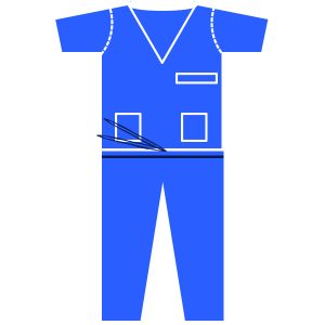 Single-Use Scrub Suit